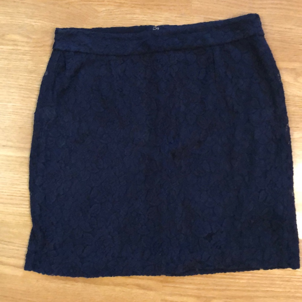 Gap floral lace embroidered skirt